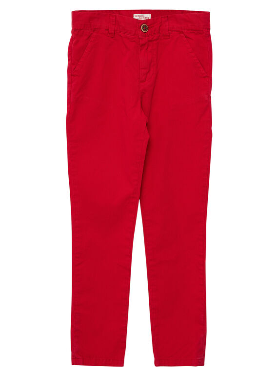 Calças chino menino vermelho JOJOPACHI6 / 20S90246D2BF505