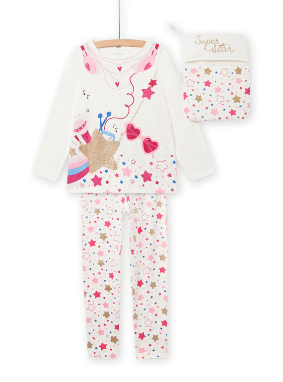 Conjunto pijama cru super-star menina NEFAPYJSTA / 22SH11F2PYG001