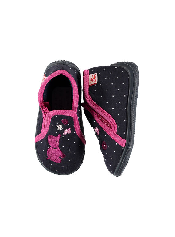 Pantufas jersey bebé menina FBFBOTELE / 19SK3732D0A070