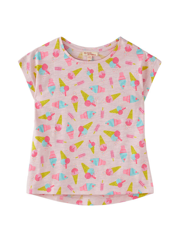T-shirt de mangas curtas, estampado gelados italianos JAJOTI7 / 20S901T6D31301