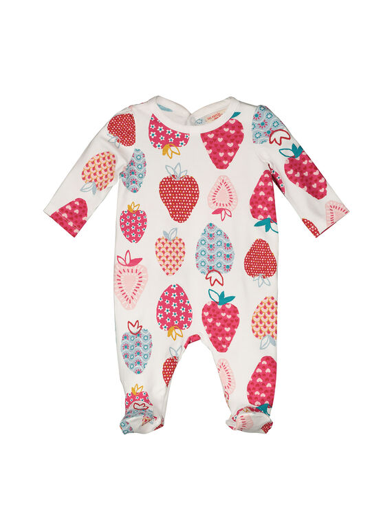 Babygro de algodão bebé menina FEFIGREMED / 19SH1346GRE099
