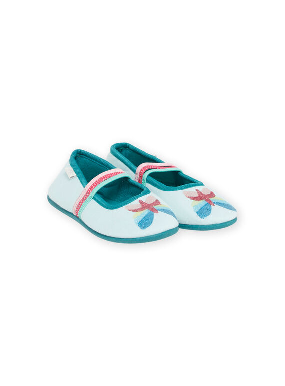 Sabrinas azul-azur com padrão borboleta menina NAPANTPAPILL / 22KK3521D07C201