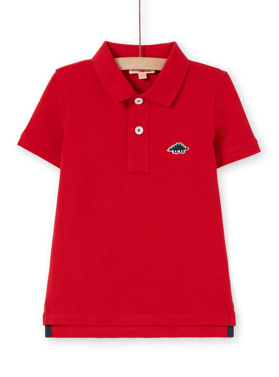 Polo Vermelho - Criança menino LOJOPOL3 / 21S90245POL050