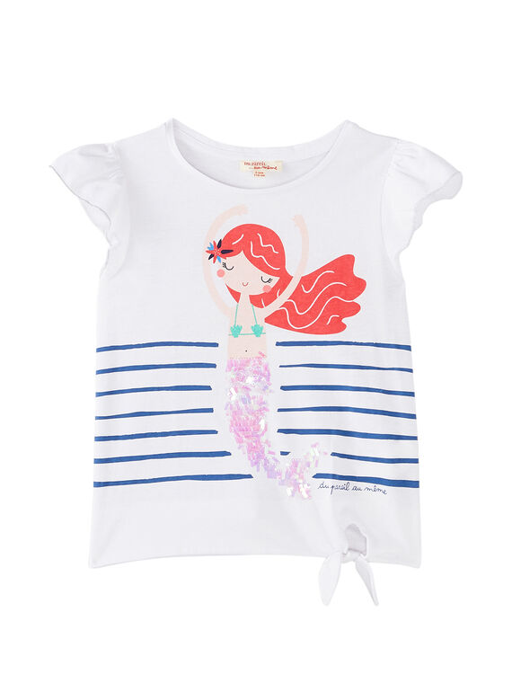 T-shirt de mangas curtas com sereia estampada e sequins JACEATI2 / 20S901N1TMC000