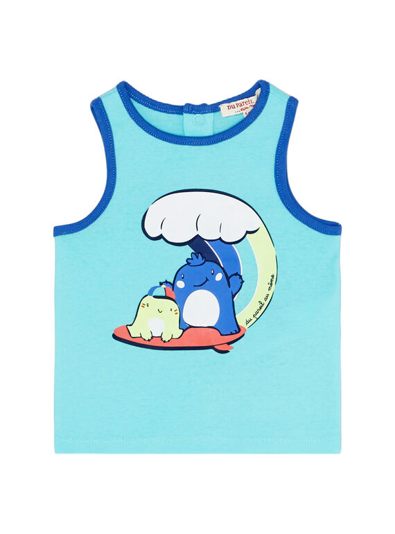 Camisola de alças Azul JUQUADEB / 20SG10R1DEBC244