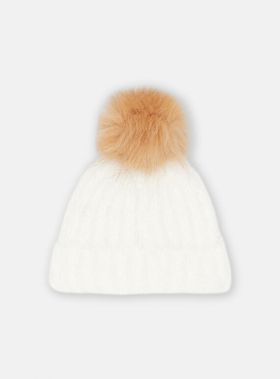 Gorro cru em malha canelada SYAJOBON2 / 23WI0191BON003