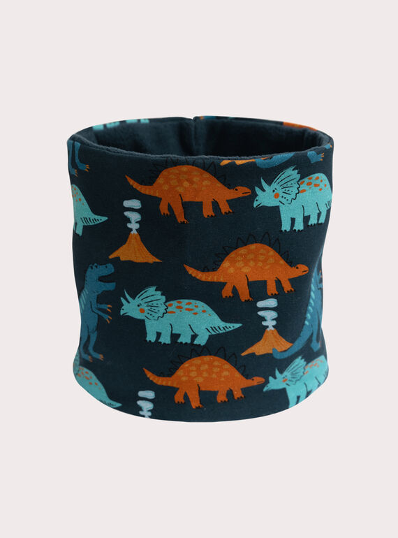 Snood com padrão de dinossauro para menino  VYOGROSNO2 / 24WI02M2SNO705