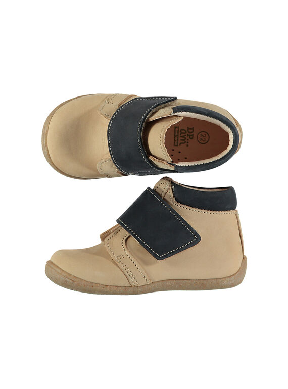 Botas citadinas couro bebé menino FBGBOTHER / 19SK3841D0F080