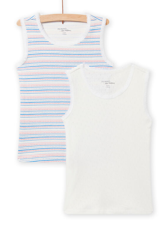 Pack de 2 camisolas de alças em malha menina NEFADEBGIR / 22SH11I1HLI001