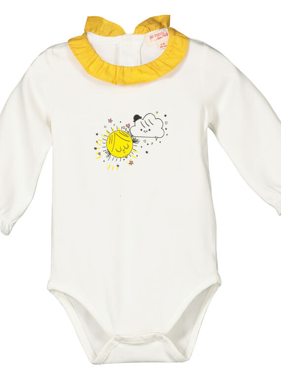 Body de mangas compridas bebé menina FILIBOD / 19SG0921BOD001