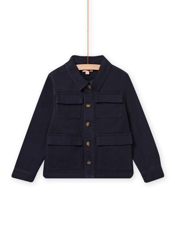 Casaco estilo sariano azul-noite menino NOSOVES / 22S902Q1VES705