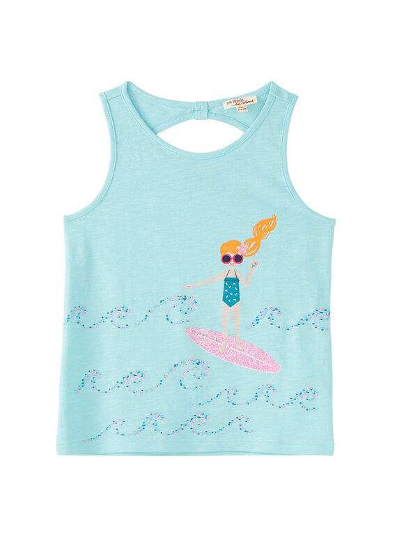 Camisola de alças Azul JAQUADEB1 / 20S901R3DEBC215