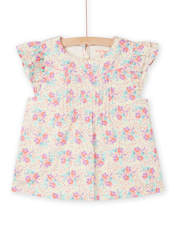 Blusa rosa com estampado florido RABUCHEM / 23S90141CHE001