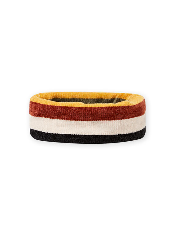Gola às riscas malha chenille menino MYOGROSNO6 / 21WI0268SNO809