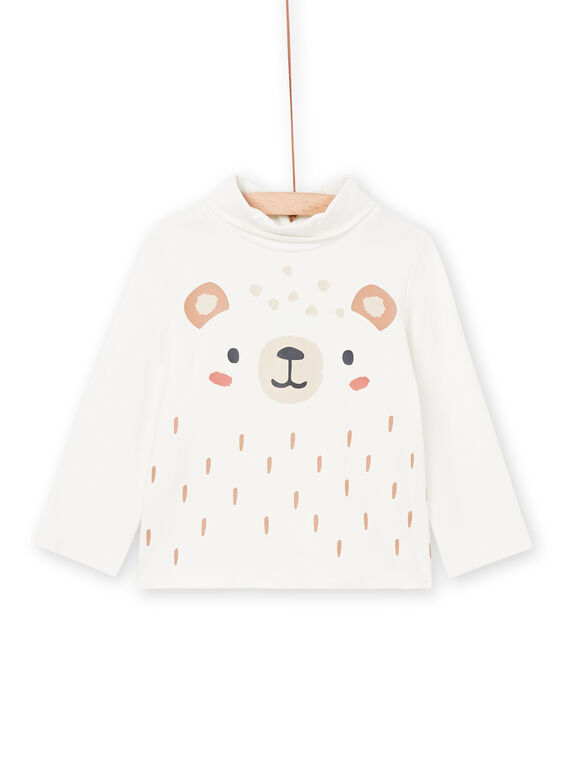 Camisola interior cru com padrão animal PUJOSOUP3 / 22WG10C2SPL001