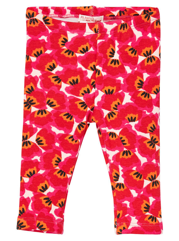 Leggings quentes estampado bebé menina JIVIPAN2 / 20SG09D2PAND327