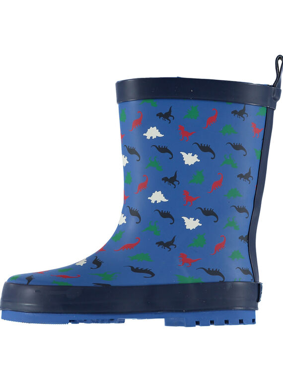 Galochas azul com dinossauros criança menino GGBPDINO / 19WK36G1D0CC218