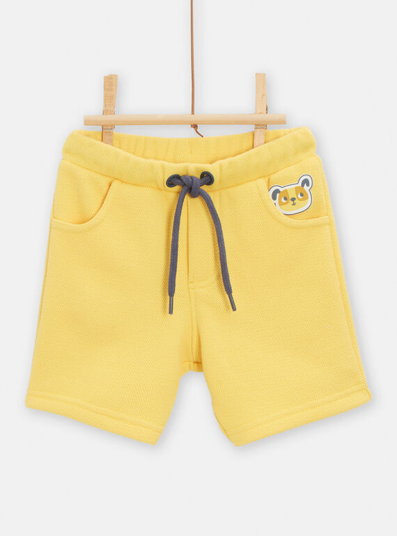 Bermudas amarelo bebé menino TULIBER1 / 24SG10T1BER104