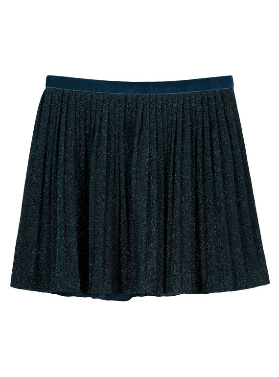 SAIA PLISSADA EM MALHA LUREX GATUJUP1 / 19W901Q1JUP714