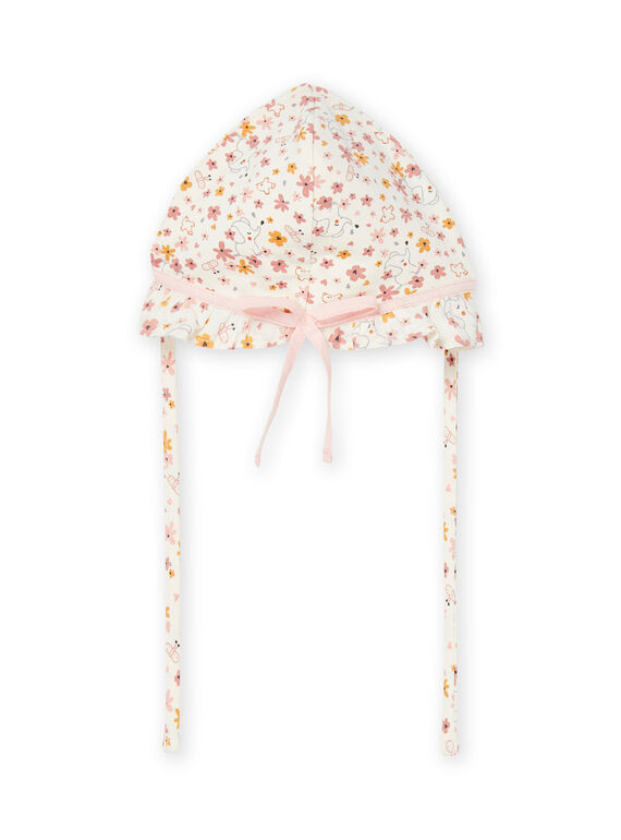 Gorro branco com estampado florido ROU2CHA / 23SF40I1CHA000