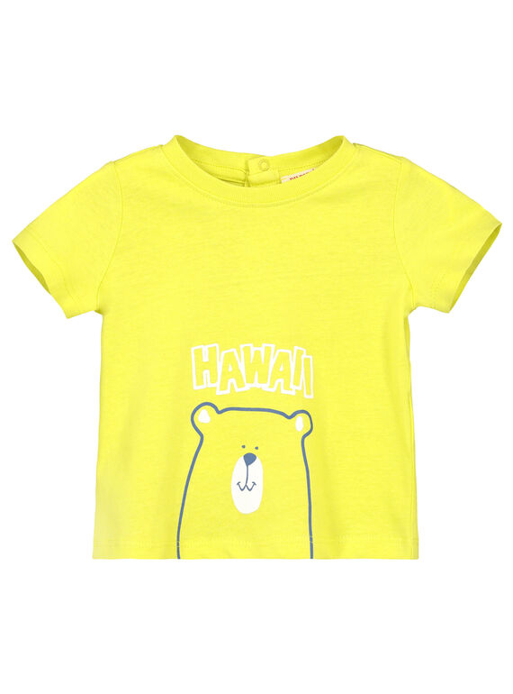 T-shirt de mangas curtas bebé menino FUJOTI10 / 19SG10G3TMCB105
