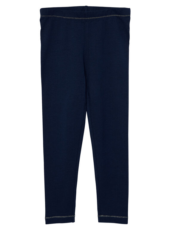 Leggings menina azul-marinho JYAESLEG2 / 20SI0163D26070