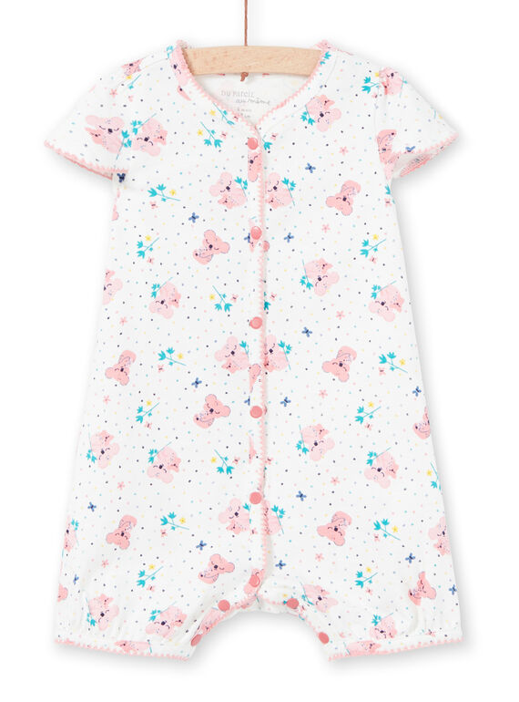 Babygro cru bebé menina LEFIGREKOA / 21SH13C1GRE001