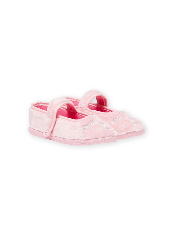 Sabrinas rosa claro em pelo sintético padrão gato menina MAPANTCATFUR / 21XK3522D07321