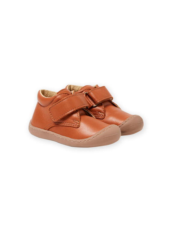 Botinhas camel em couro bebé menino MUBOTIFLEXTAN / 21XK3852D0F804