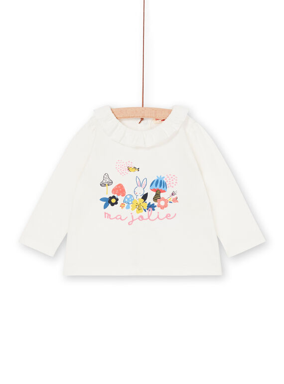 T-shirt cru bebé menina LIHABRA / 21SG09X1BRA001