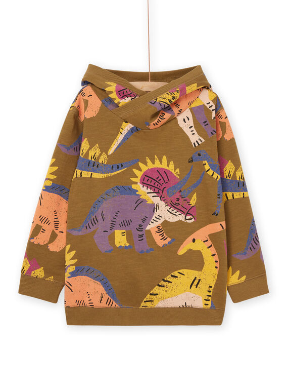 Sweat moletão com capuz e estampado de dinossauros ROMAGSWE / 23S902T1SWEG631