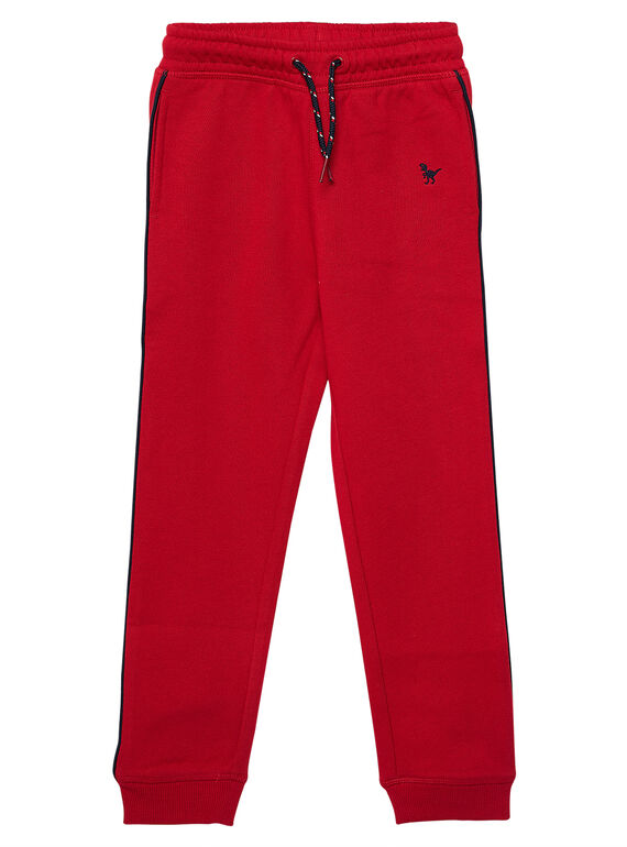 Calças de fato de treino menino vermelho JOJOJOB4 / 20S90251D2AF520