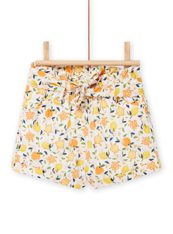 Calções branco bebé menina NIHOSHO / 22SG09T1SHO000