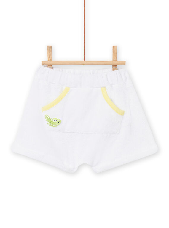 Bermudas branco bebé menino NUHOBER / 22SG10T1BER000