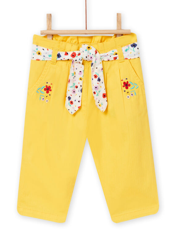 Calças amarelas bebé menina NILUPAN / 22SG09P1PANB105
