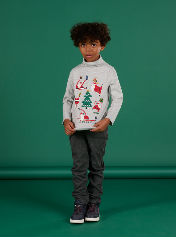 Camisola interior com padrão de Natal PONOSOUP / 22W902V1SPLJ922