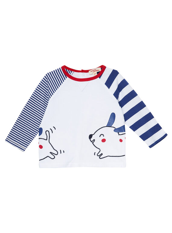 T-shirt Mangas Compridas Branco JUGRATEE2 / 20SG10E2TML000
