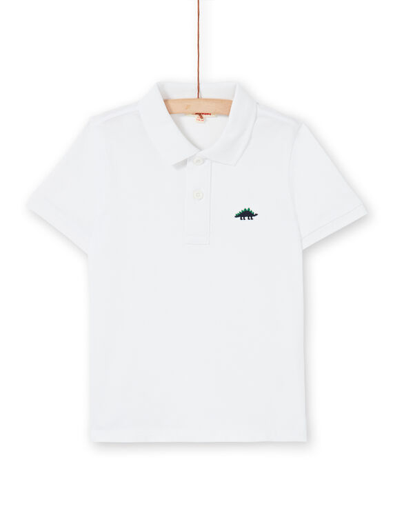 Polo branco - Criança menino LOJOPOL4 / 21S90244POL000