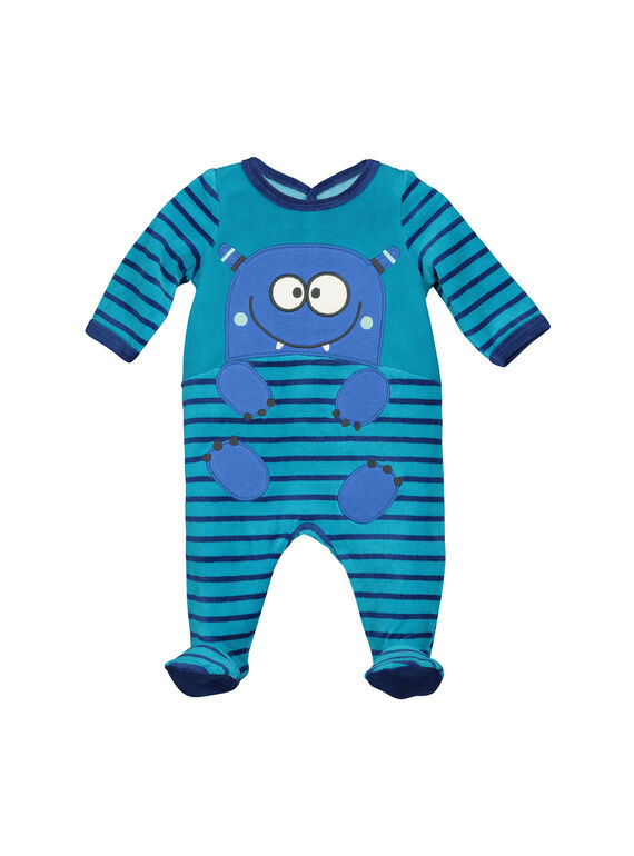 Babygro de veludo bebé menino FEGAGREMON / 19SH1442GRE714