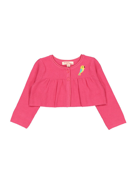 Casaco bolero de lã bebé menina FICACAR1 / 19SG09D1CAR302