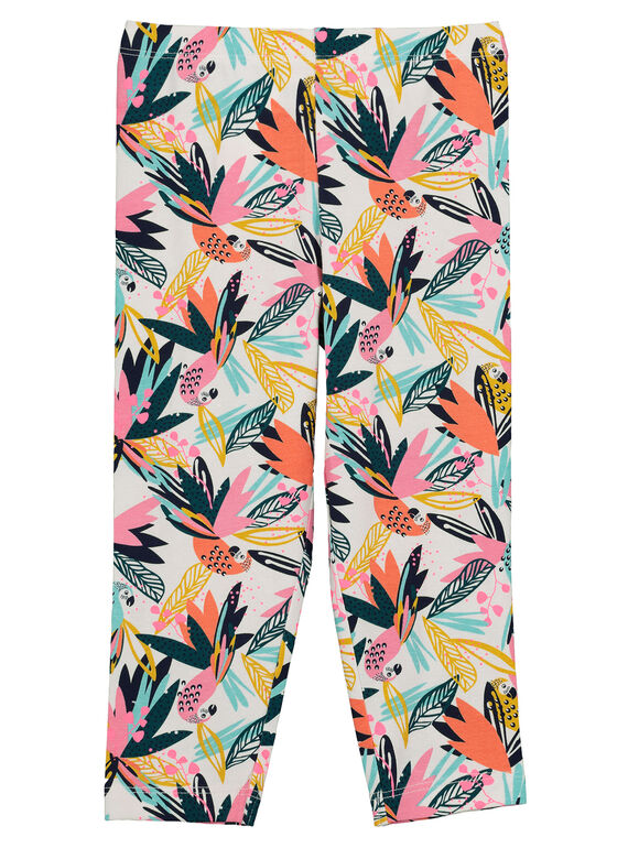 Leggings estampado tropical menina FYACULEG / 19SI01N1CAL000
