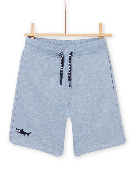 Bermudas azul-mesclado menino NOJOBER3 / 22S902CBBER222