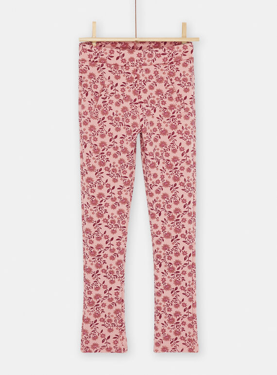Calças rosa com estampado florido SACOUPANT / 23W901L1PAND329
