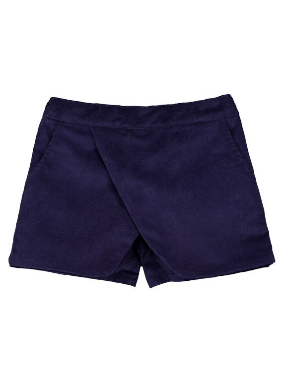 Calções efeito saia em veludo GAMUSHORT / 19W901F1SHO070
