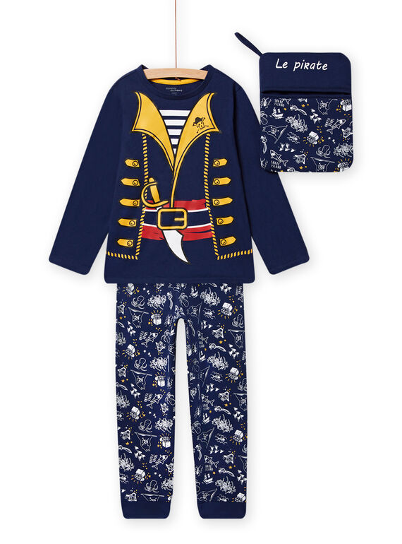 Conjunto pijama azul-noite pirata menino NEGOPYJMAN2 / 22SH12F4PYG705