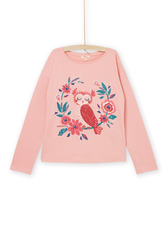 T-shirt com padrão de coruja PAPRATEE1 / 22W901S1TMLD324