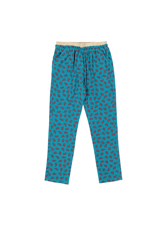 Calças fluídas estampado menina FACAPANT / 19S901D1PAN099