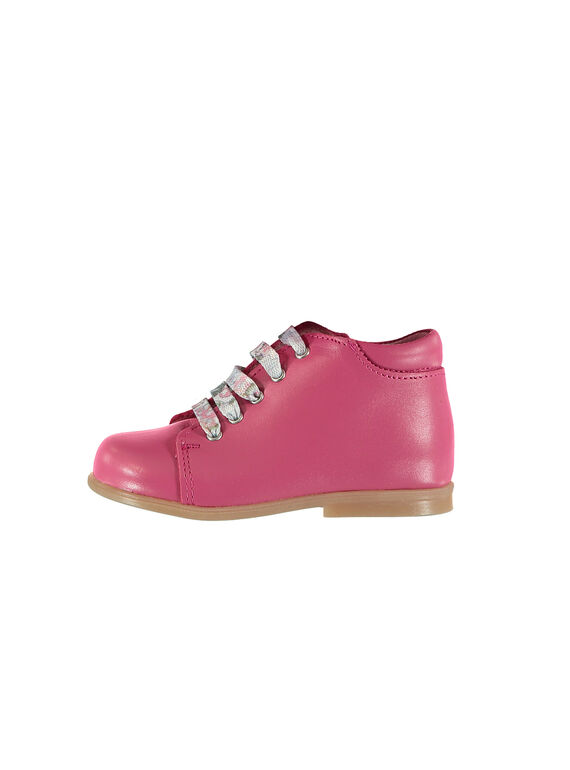 Botas citadinas couro bebé menina FBFBOTFUSH / 19SK3741D0F304