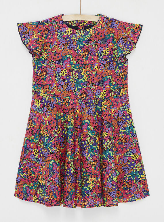 Vestido azul-noite com estampado florido SALINROB1 / 23W901H2ROB713