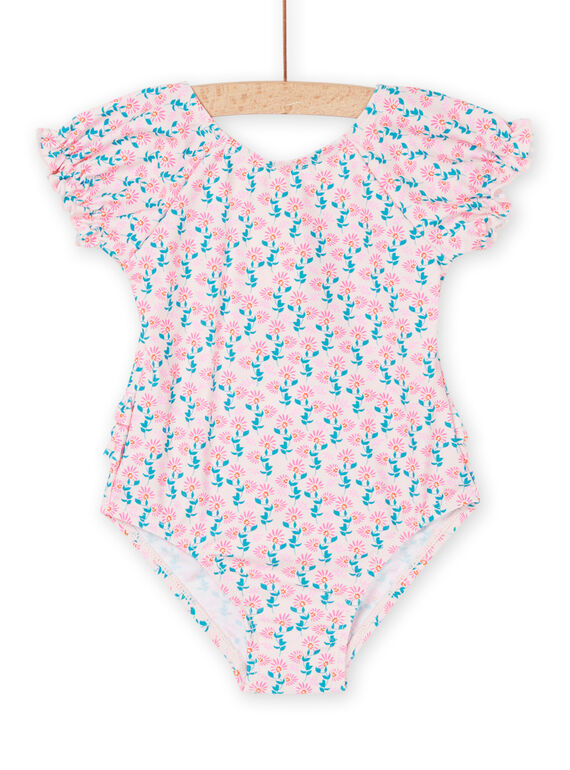 Fato de banho rosa-drageia com estampado floridos RYIMER3 / 23SI09R8MAID310